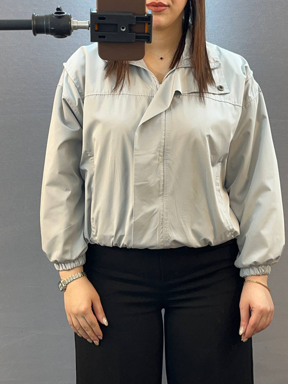 بامبر زنانه بارونی مشکی فری سایز