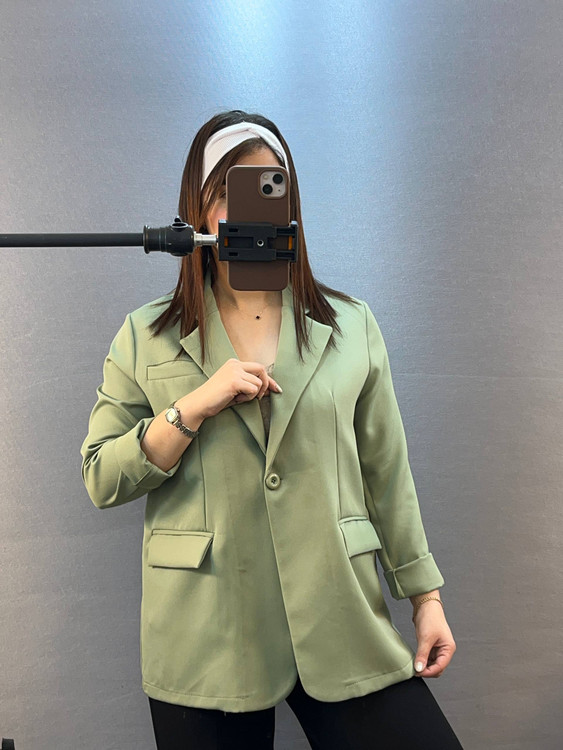 کت زنانه مازراتی سبز ماچا